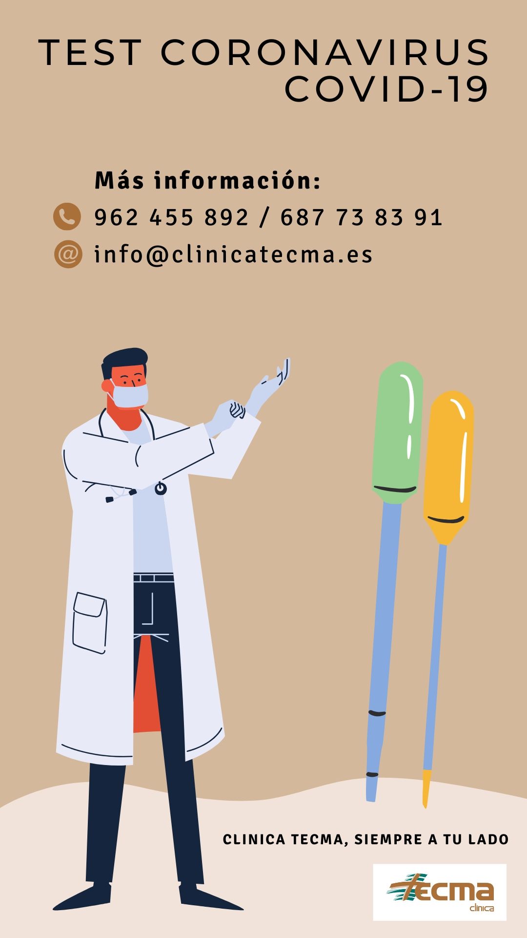 Test coronavirus